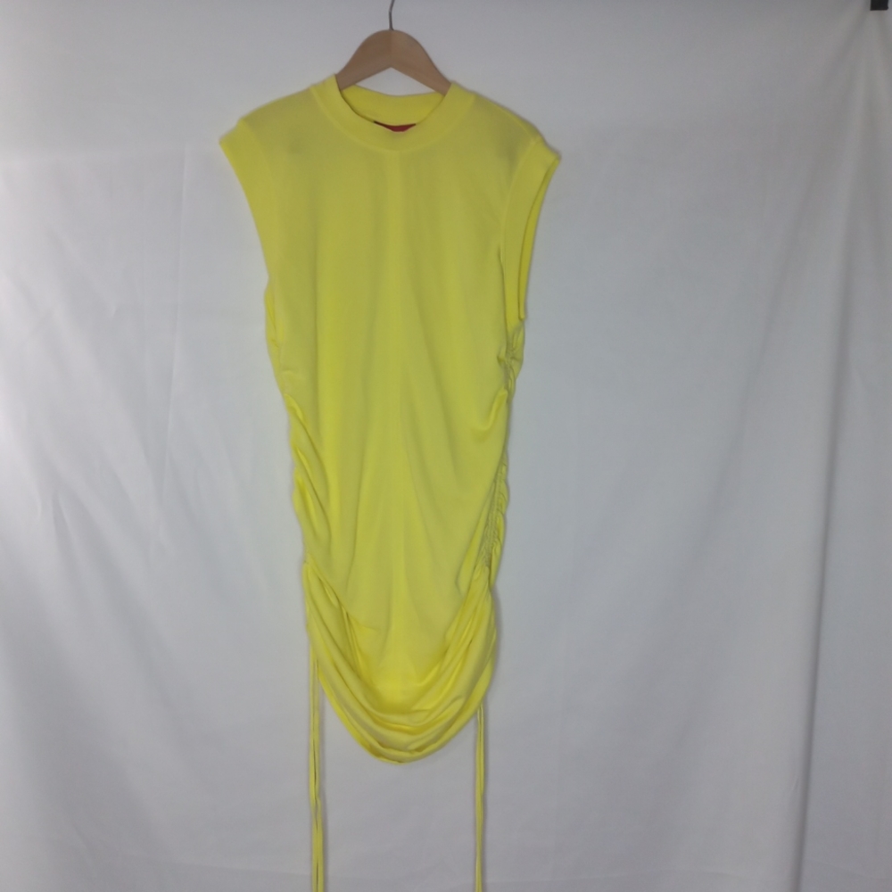 Neon yellow dress